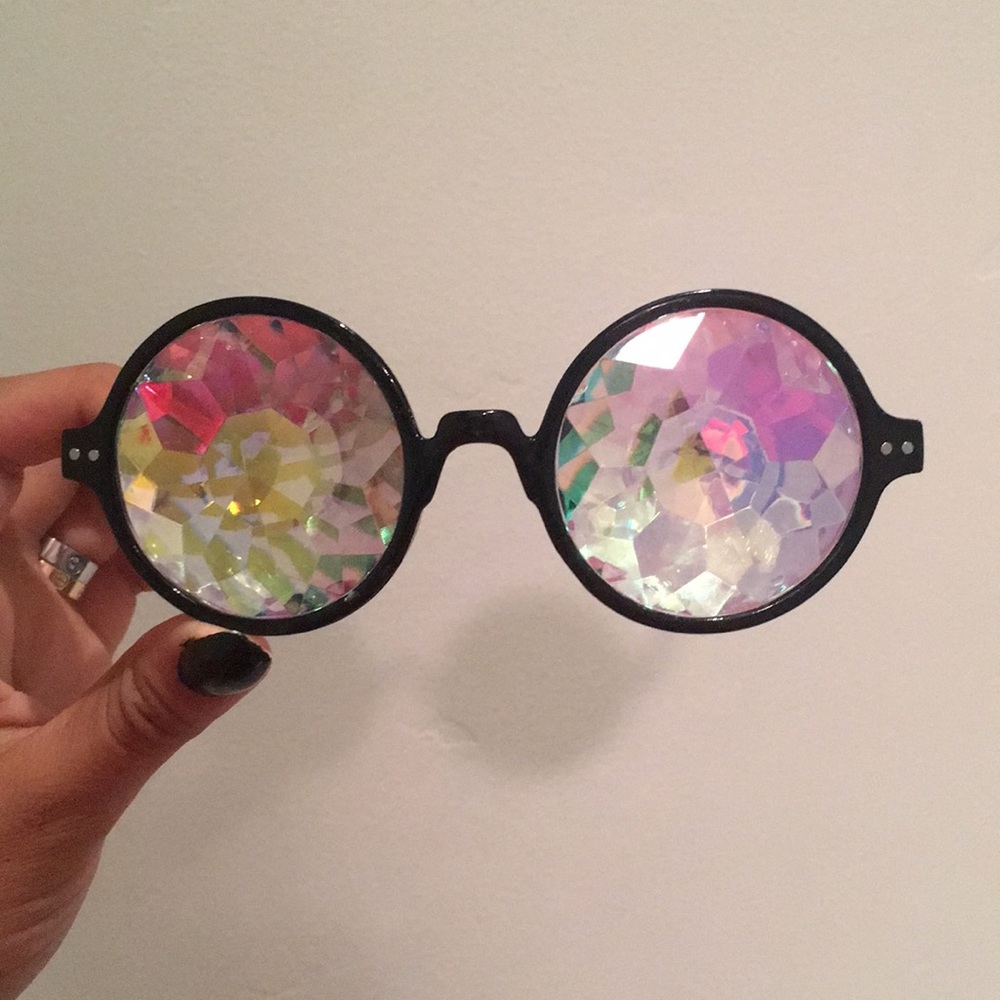 Kaleidoscope glasses